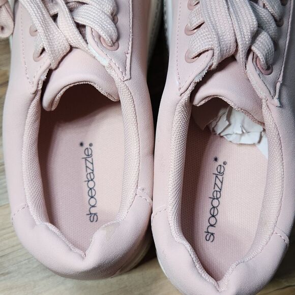 🔸️NIB Shoe Dazzle Blush Vyvyan Rhinestone Platform Shoes Size 8 - Picture 7 of 12